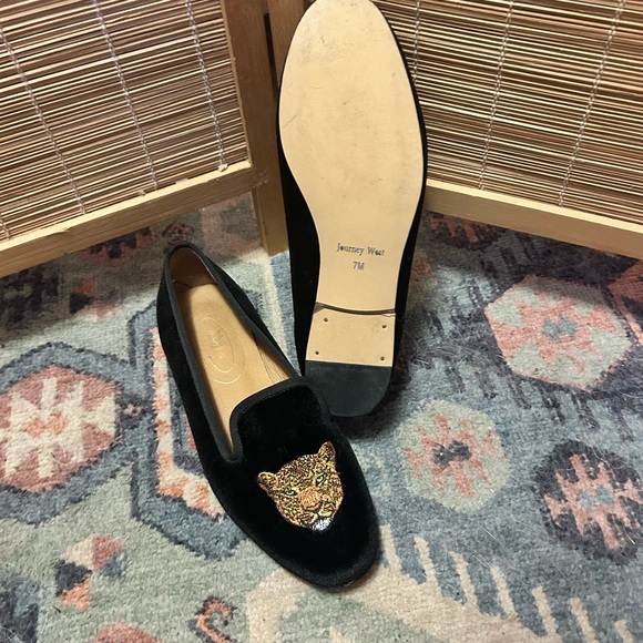 Journey West Velvet Loafers - Picture 2 of 3
